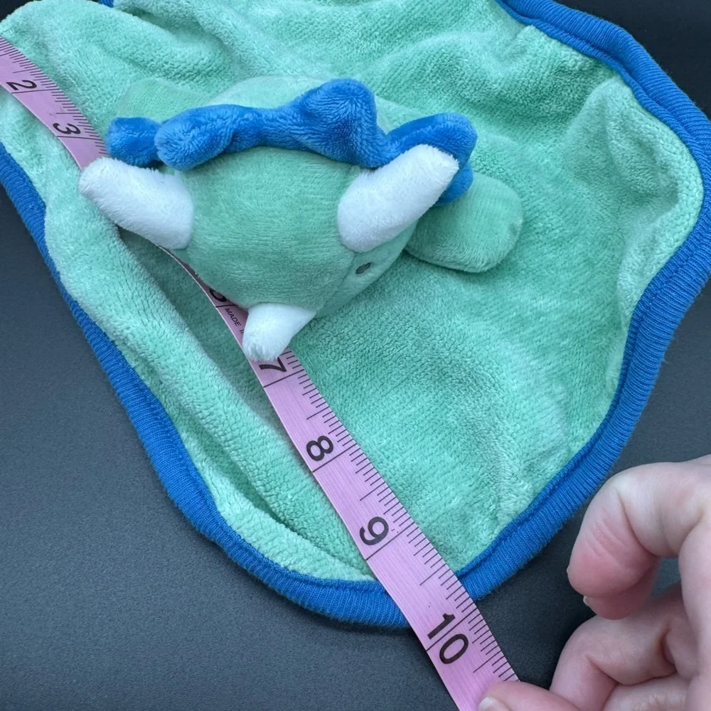 Cloud Island  Rhinoceros Lovey Blue Small Terry cloth 8.5 In